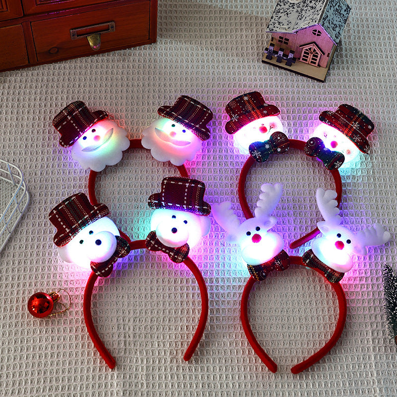 Festlicher LED Weihnachts-Haarreifen Brehn