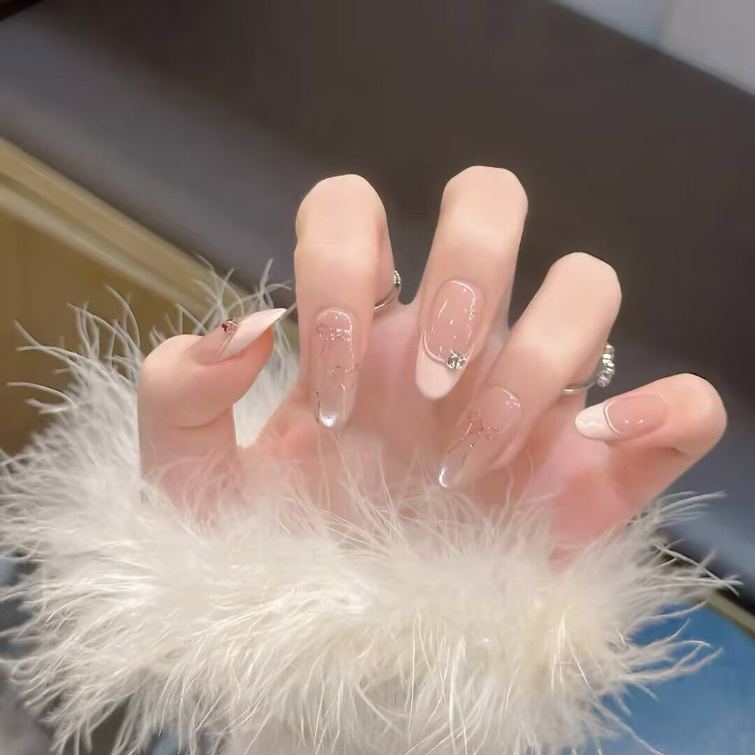 Elegante französische Tip Press-On Nagelkunst Brehn 1787316010