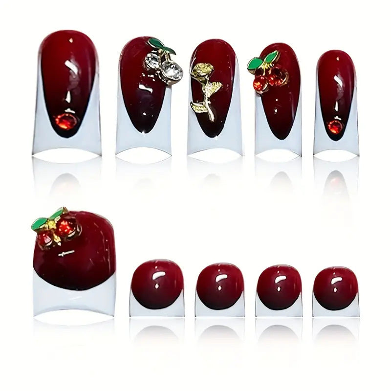 Florale Kunst Nagelset Brehn