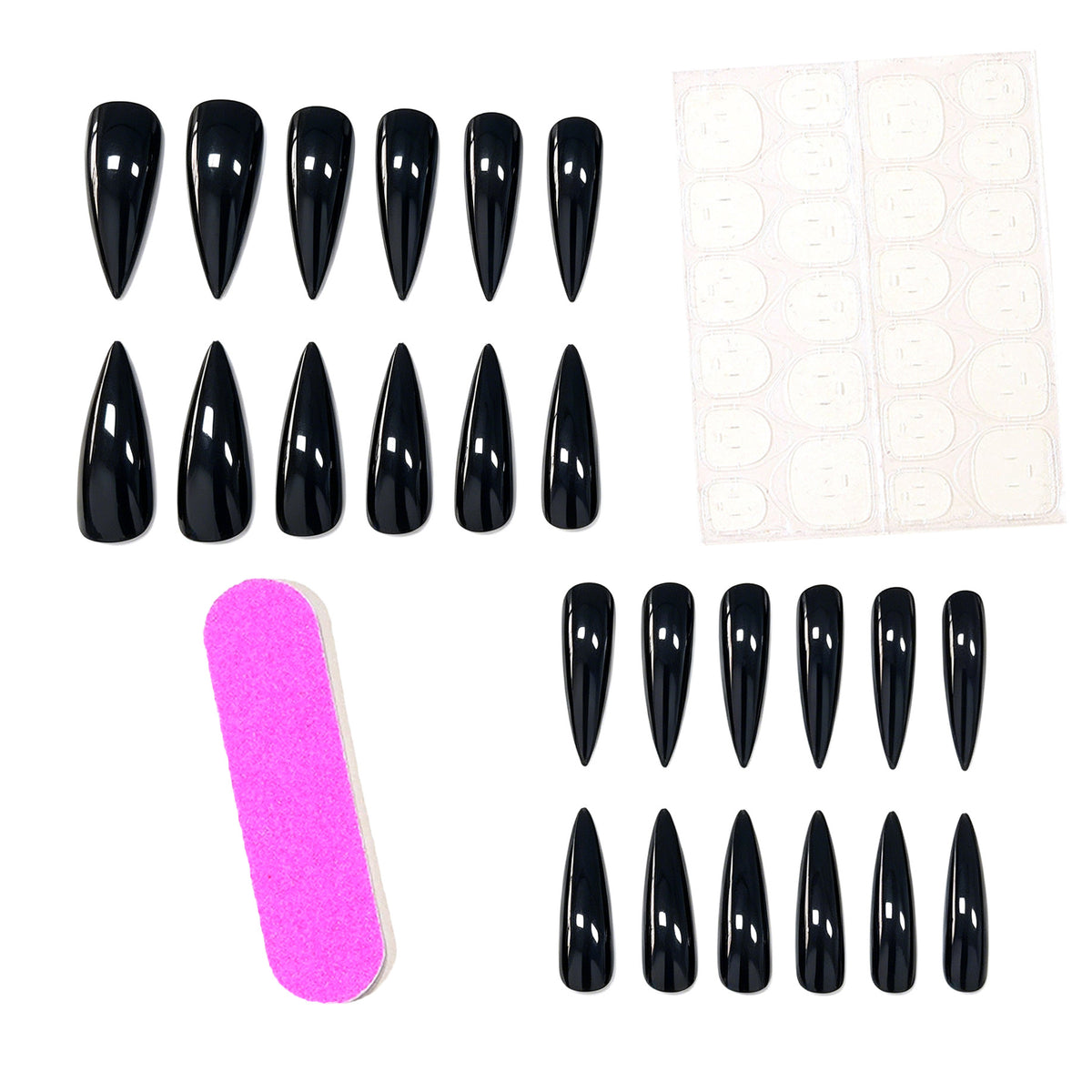 Glänzende Stiletto-Nagelverstärkungen Brehn 1789915940