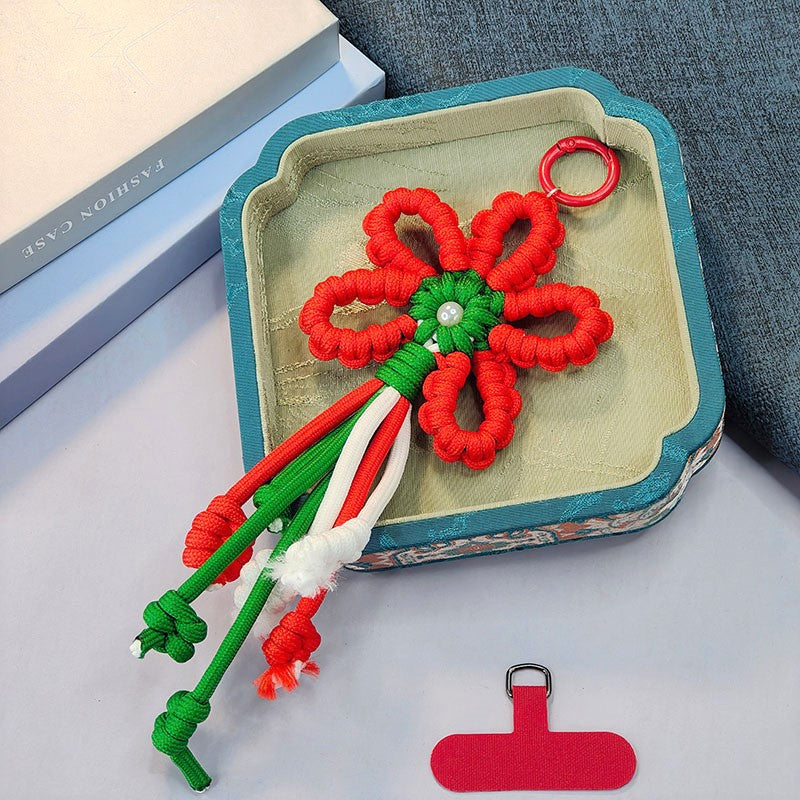 Dekorativer floraler Schlüsselanhängerhalter Brehn