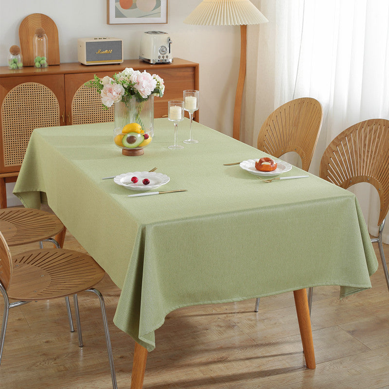 Einfach strukturierte Tischdecke
