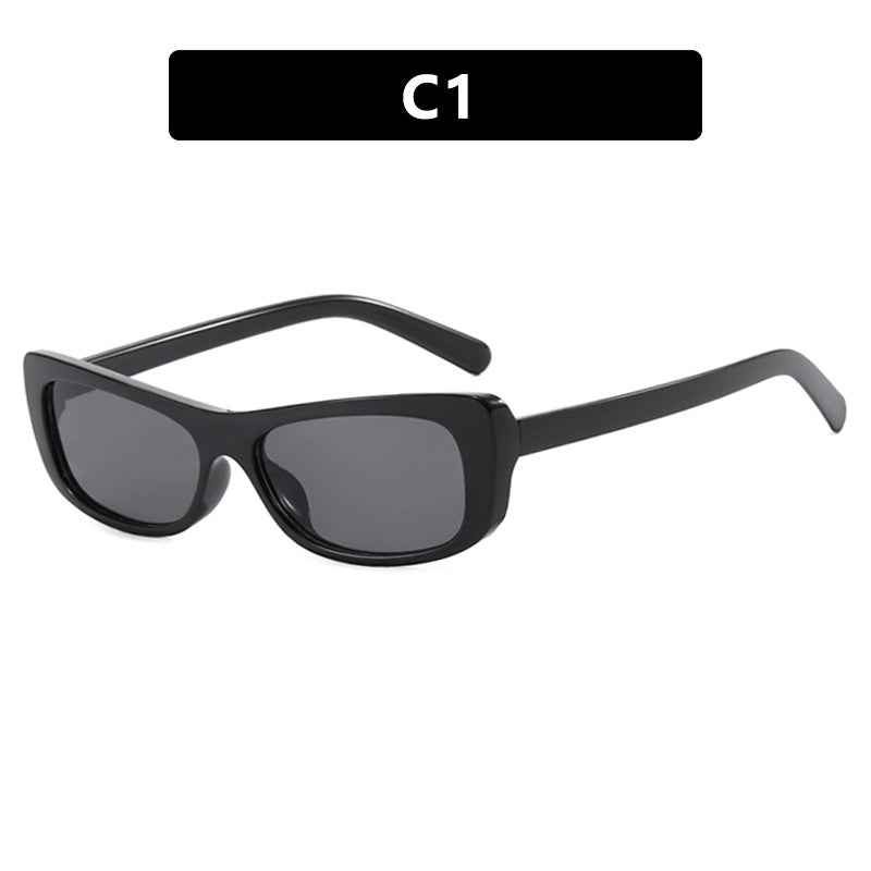 Damen Trendige rechteckige Sonnenbrille Brehn