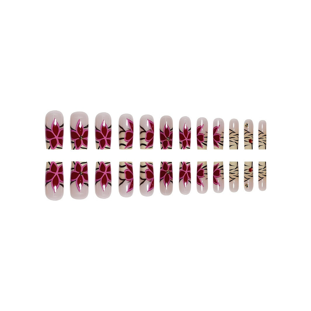 Kreative Florale Nagelverbesserungen Brehn