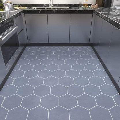 Geometrisches Wabenmuster Teppichboden