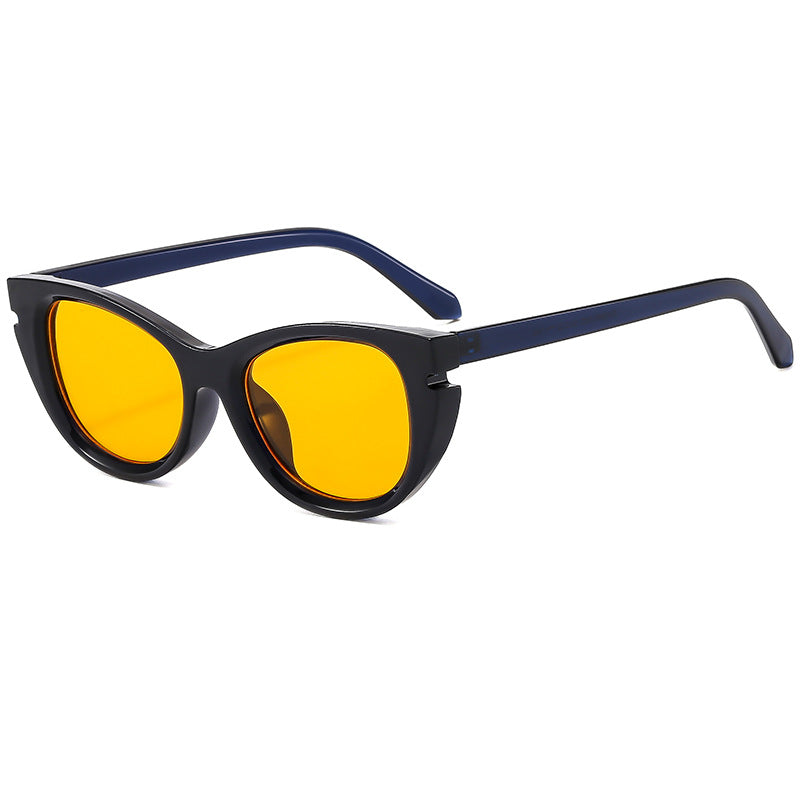 Damen Cat-Eye Sonnenbrille mit robustem Kunststoffrahmen Brehn