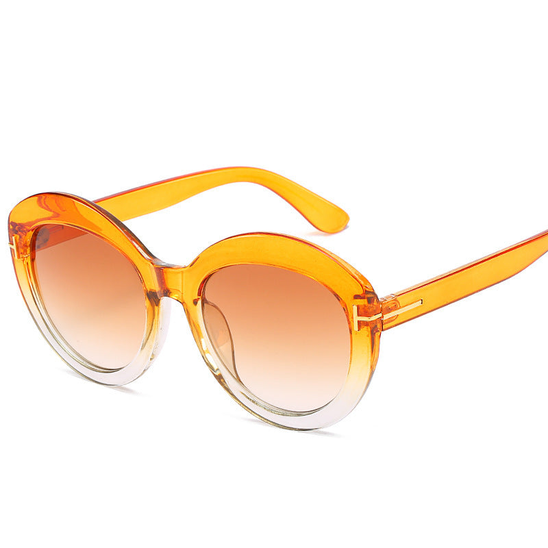 Oversized Gradient Lens Sonnenbrille Brehn