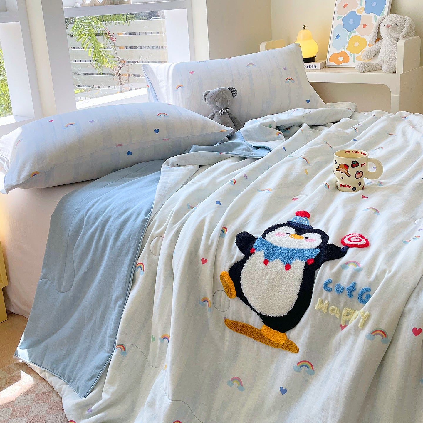 Damen Kuscheldecke mit niedlichem Bärenmotiv Brehn