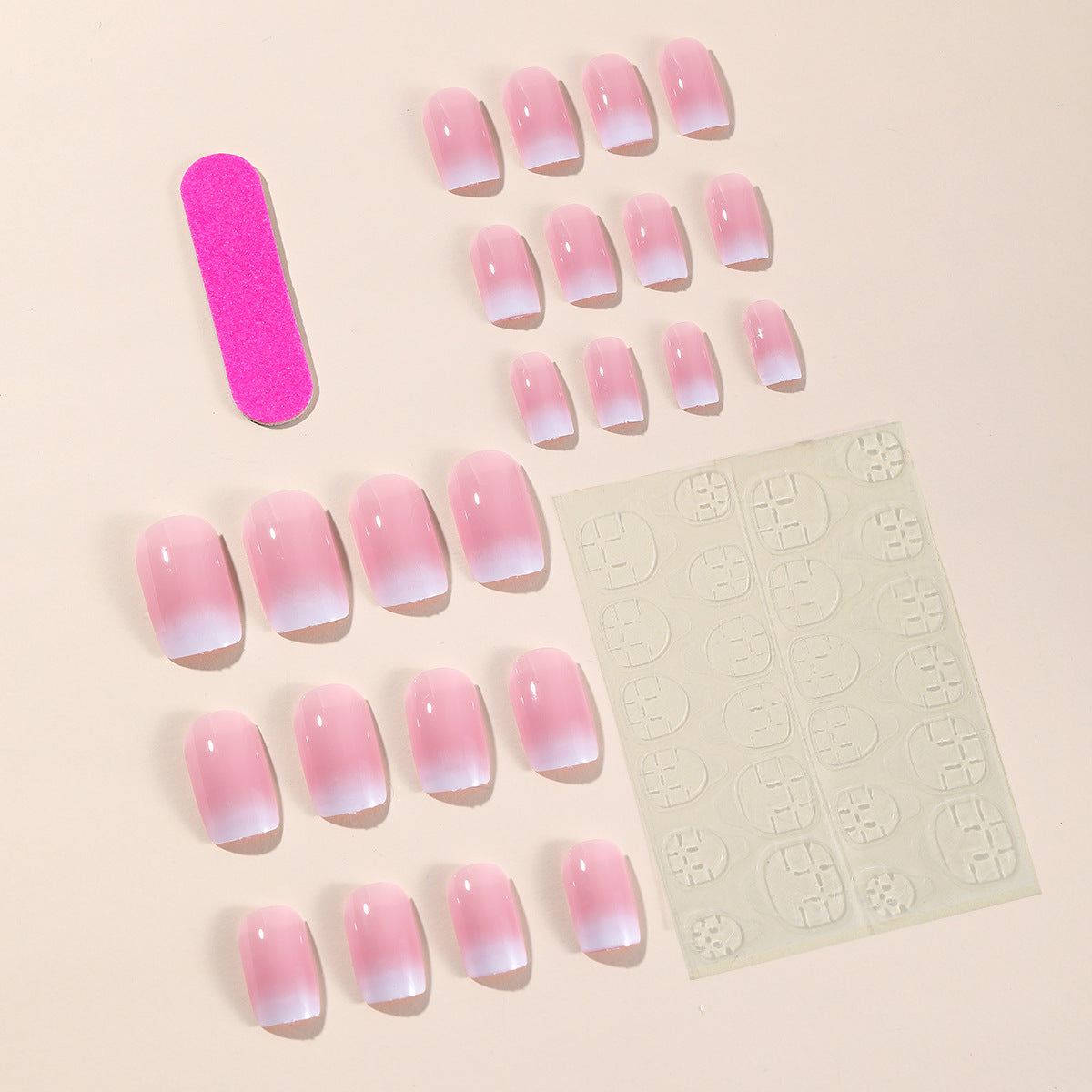 Glänzende Ombre Nagelkunst Erweiterungen Brehn
