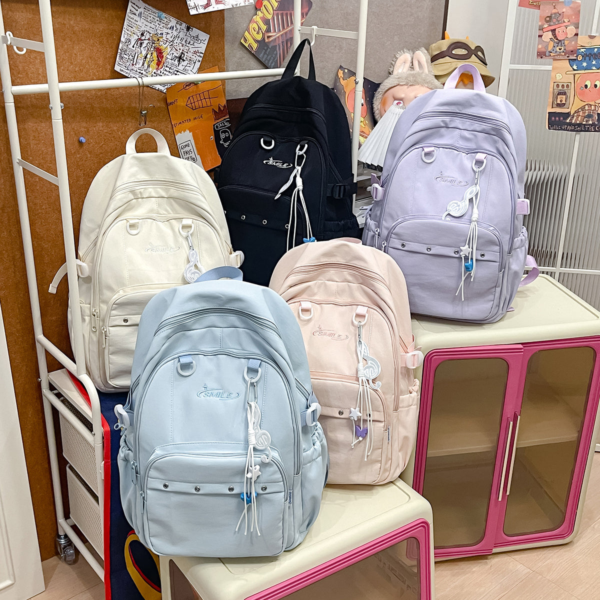 Stylische Mehrfachfach-Rucksack Brehn