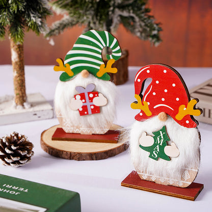 Weihnachtsmann Dekofigur im rustikalen Design Brehn