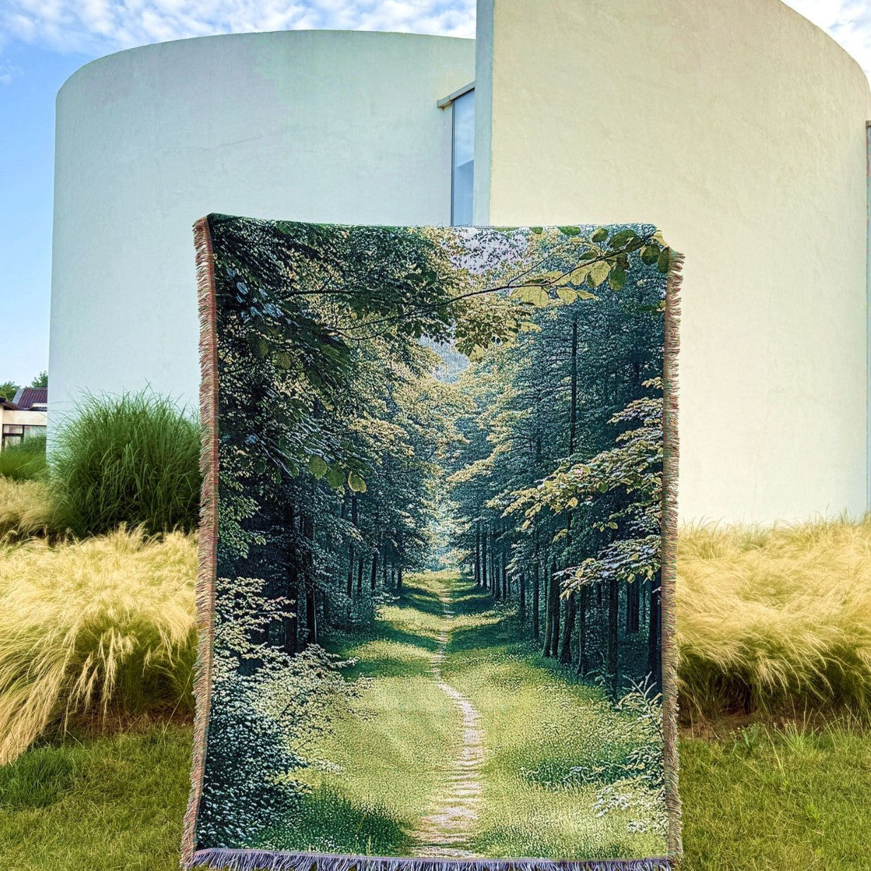 Szenische Natur-Themen Gewebte Wurfdecke