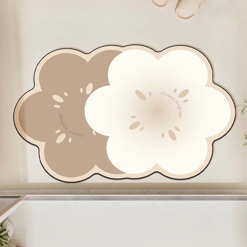 Dekorative florale Teppichmatte