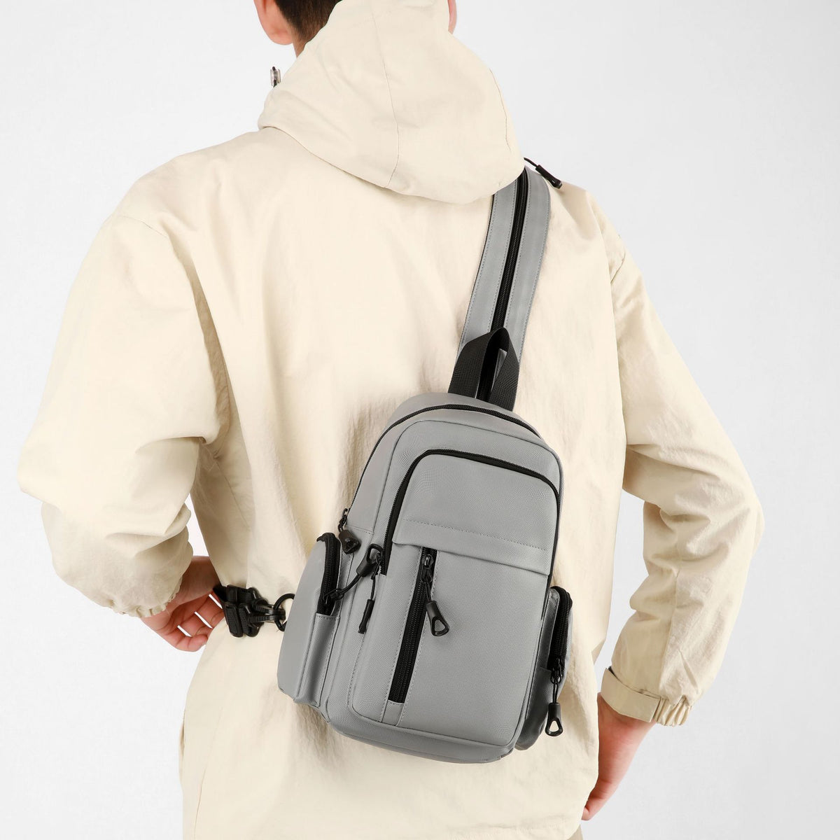 Multi-Compartment Umhängetasche Sling Rucksack