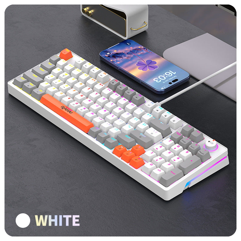 Hintergrundbeleuchtete mechanische Gaming-Tastatur Brehn