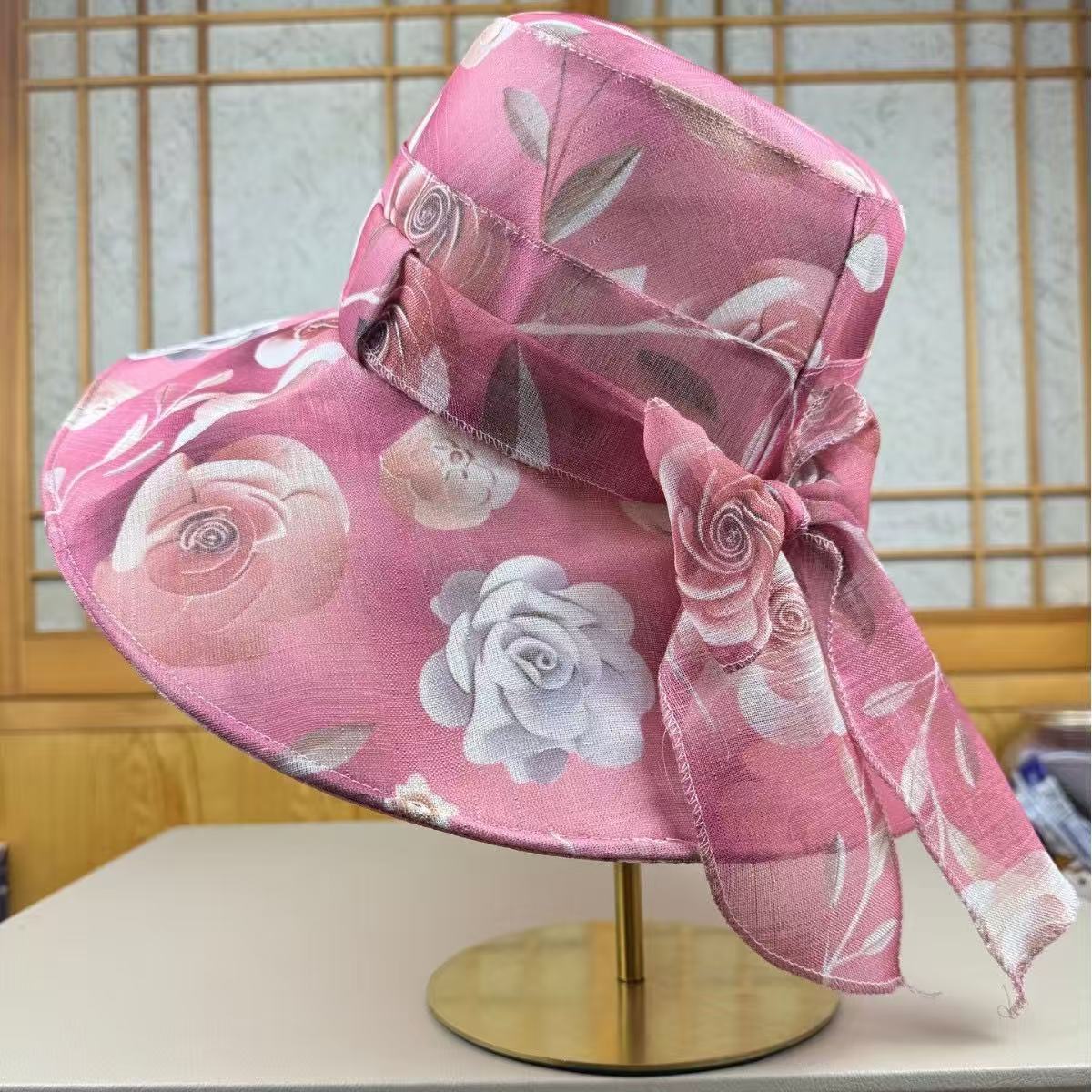 Breiter Rand Floral Sonnenhut Brehn
