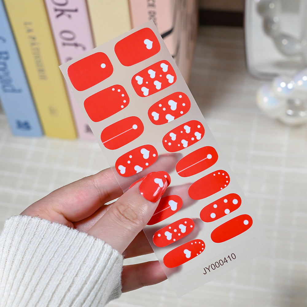 Lebendige Nagelkunst Aufkleber