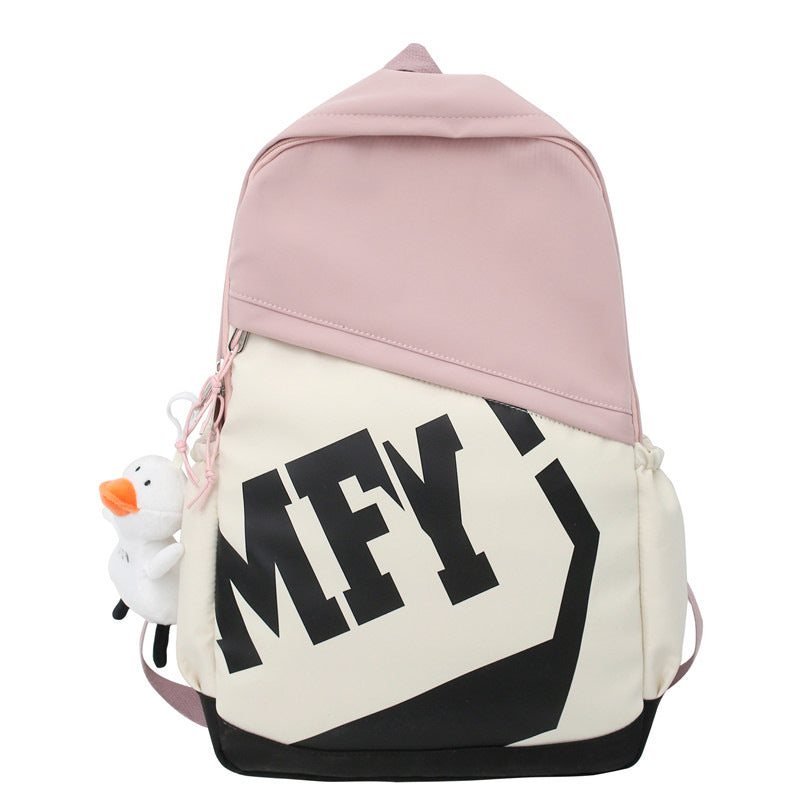Lässiger Grafikdruck-Rucksack
