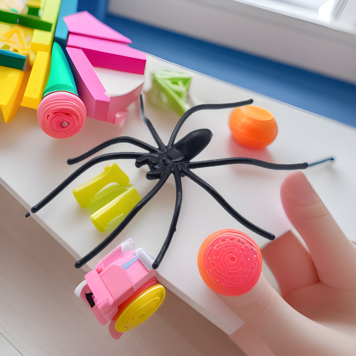 Realistisches Spielzeug-Spinnen-Sortiment Brehn