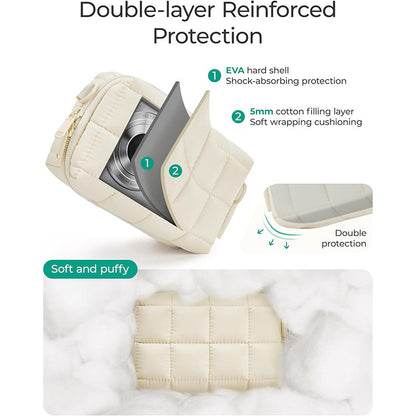 Isolierte Crossbody-Organizer-Tasche