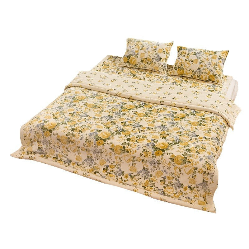 Damen Floral Komfort-Bettwäsche Set Brehn