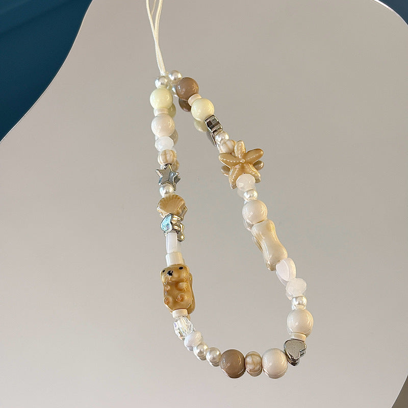 Handgemachte Perlen Charm Brillenband Brehn