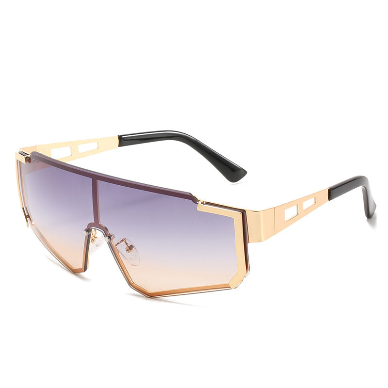 Damen Oversized Sportliche Sonnenbrille mit modernem Rahmen Brehn