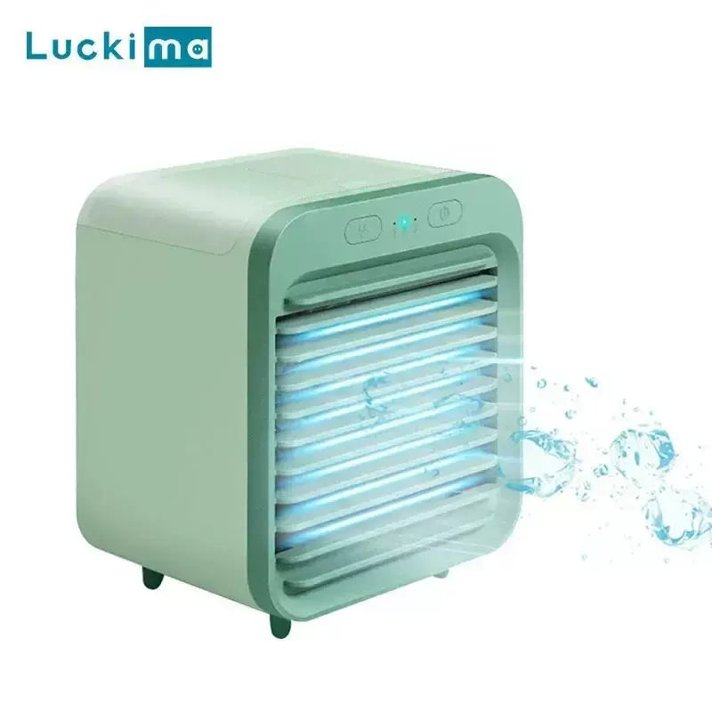 Unisex Einheitsgröße kompakter persönlicher verdampfender Schreibtischkühler mit verstellbaren richtungsweisenden Lamellen USB-betriebener befeuchtender Ventilator Brehn