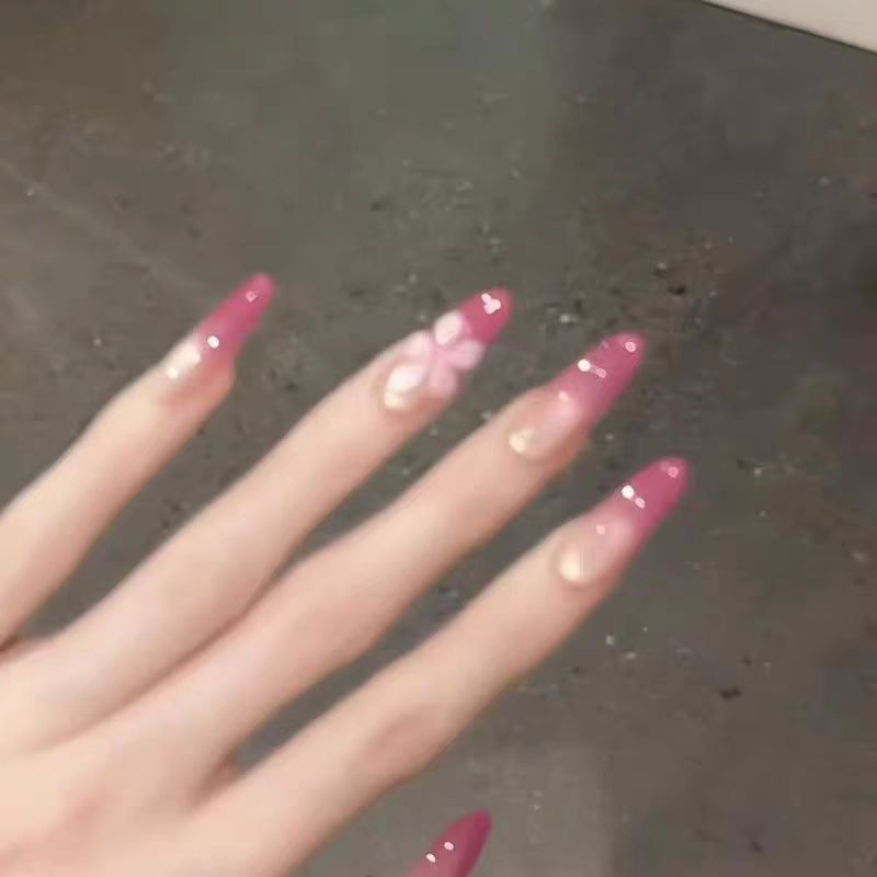 Premium Künstlerische Ombre Nagelverlängerungen Brehn