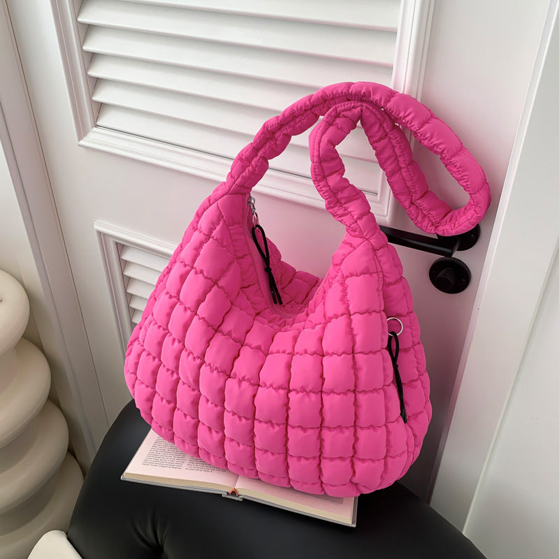 Gepolsterte Lässige Hobo-Tasche