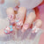 Dekoratives thematisches Press-On-Nagelset Brehn