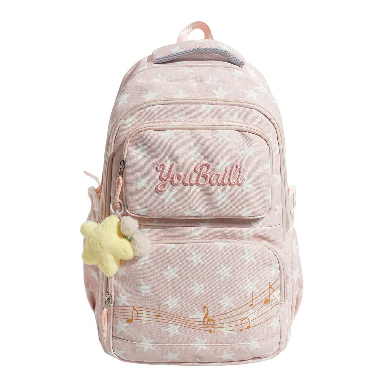 Multifunktionaler, mit Sternen verzierter Rucksack Brehn