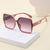 Damen Oversized Sonnenbrille mit markantem eckigem Design Brehn