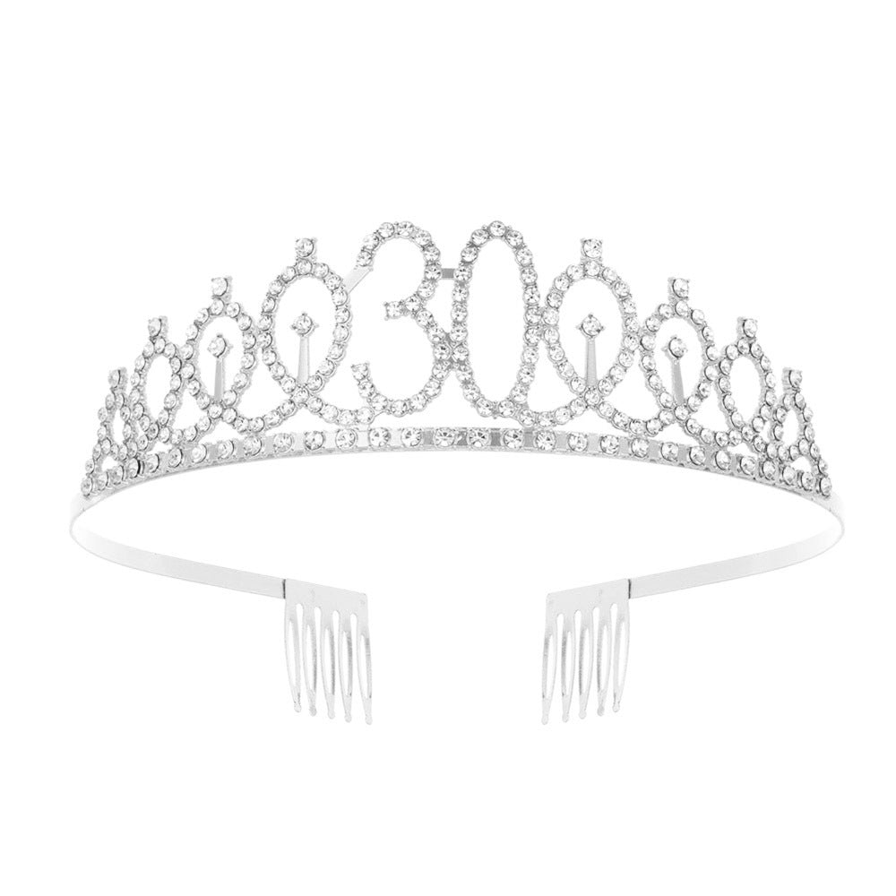 Damen Kristallverzierte Tiara mit elegantem Design Brehn