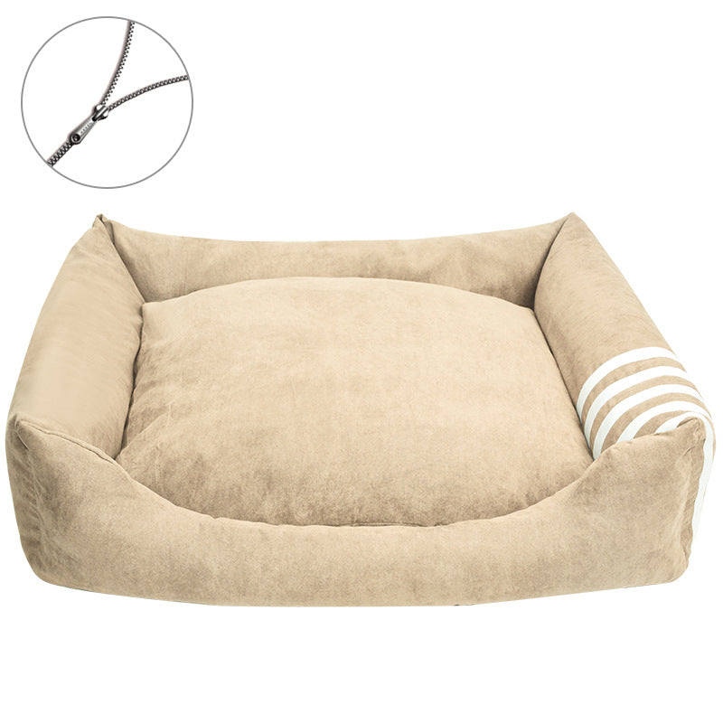 Gemütliches Rückenkissen-Hundebett