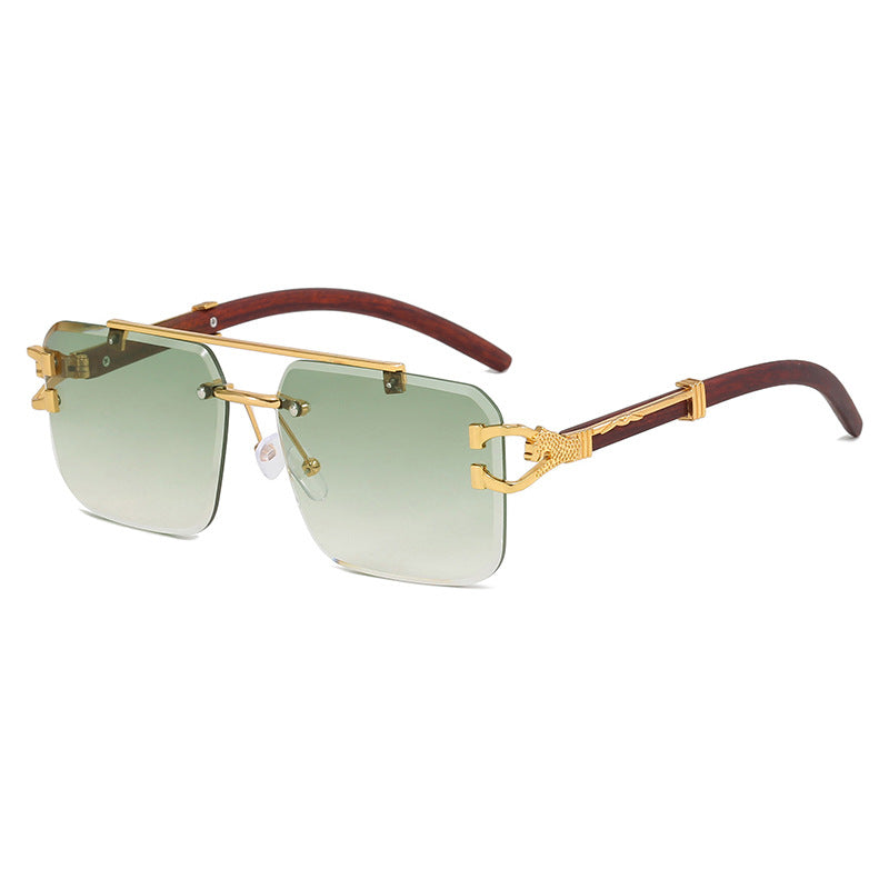 Damen modische Brille mit innovativem Rahmen und luxuriösem Holzdetail Brehn