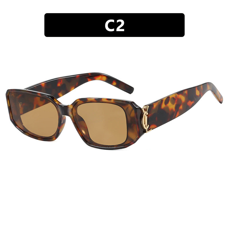 Damen modische Sonnenbrille mit eckigem Design und luxuriösen Details Brehn
