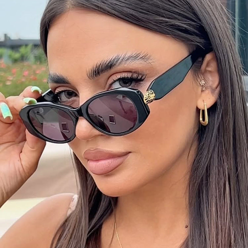 Damen extravagante Sonnenbrille im einzigartigen Schildkrötenmuster Brehn
