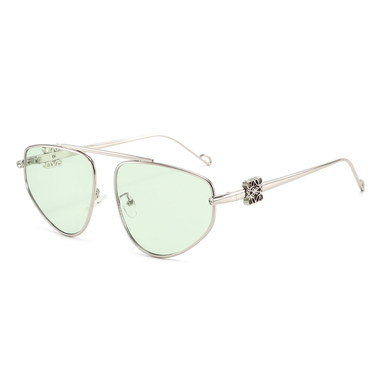 Damen Glamouröse Sonnenbrille mit eleganten Verzierungen Brehn