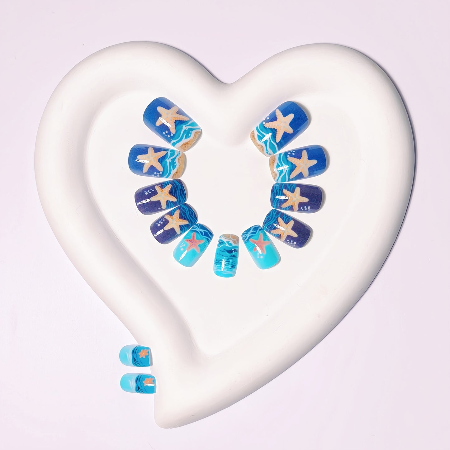 Kunstnageldesign-Set mit Maritimem Motiv Brehn