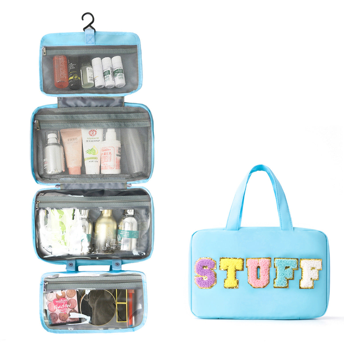 Multifunktionale Kosmetik-Organizer Tasche mit Aufhängbarem Design Brehn