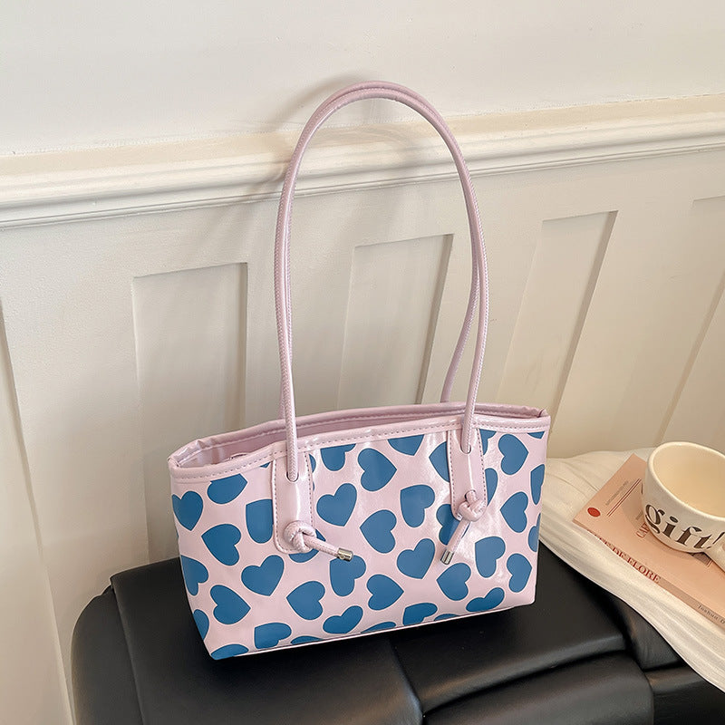 WoCasual Herz-Muster Tote Bag Brehn