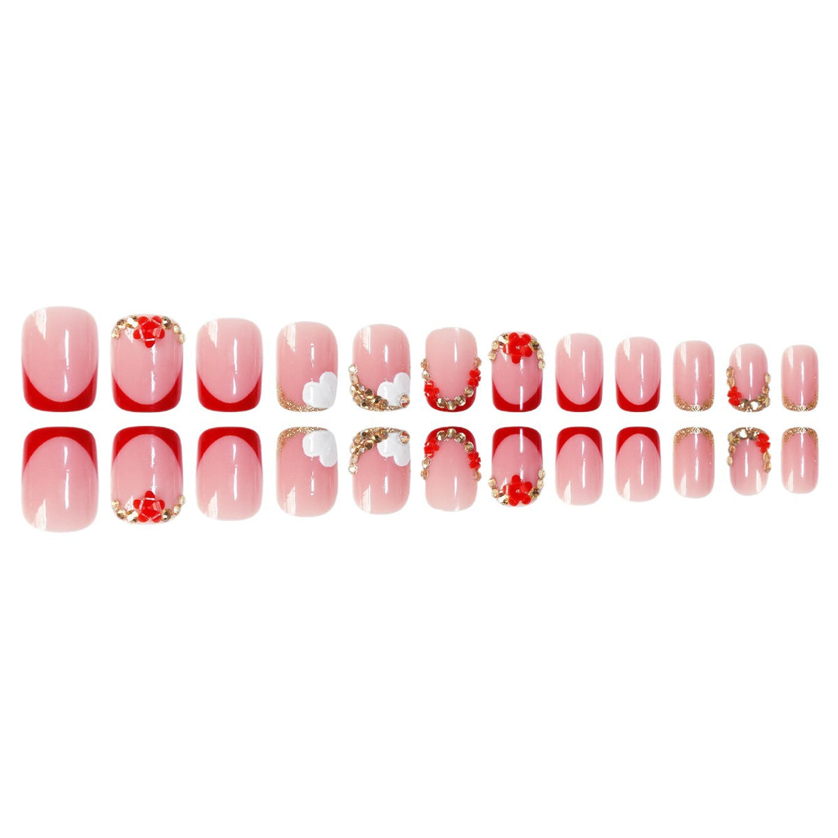 Dekorative florale Nagelverbesserungen Brehn