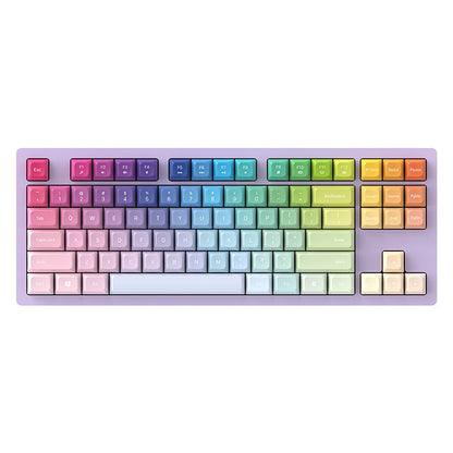 Rgb Gaming-Tastatur mit Mechanischen Tasten und Anpassbarer Hintergrundbeleuchtung Brehn