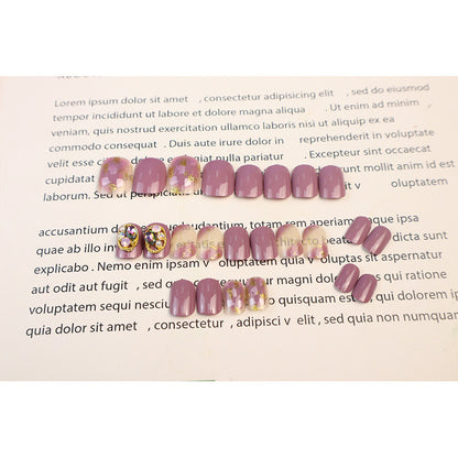 Rhinestone-besetztes Press-On Nagelkunstset Brehn