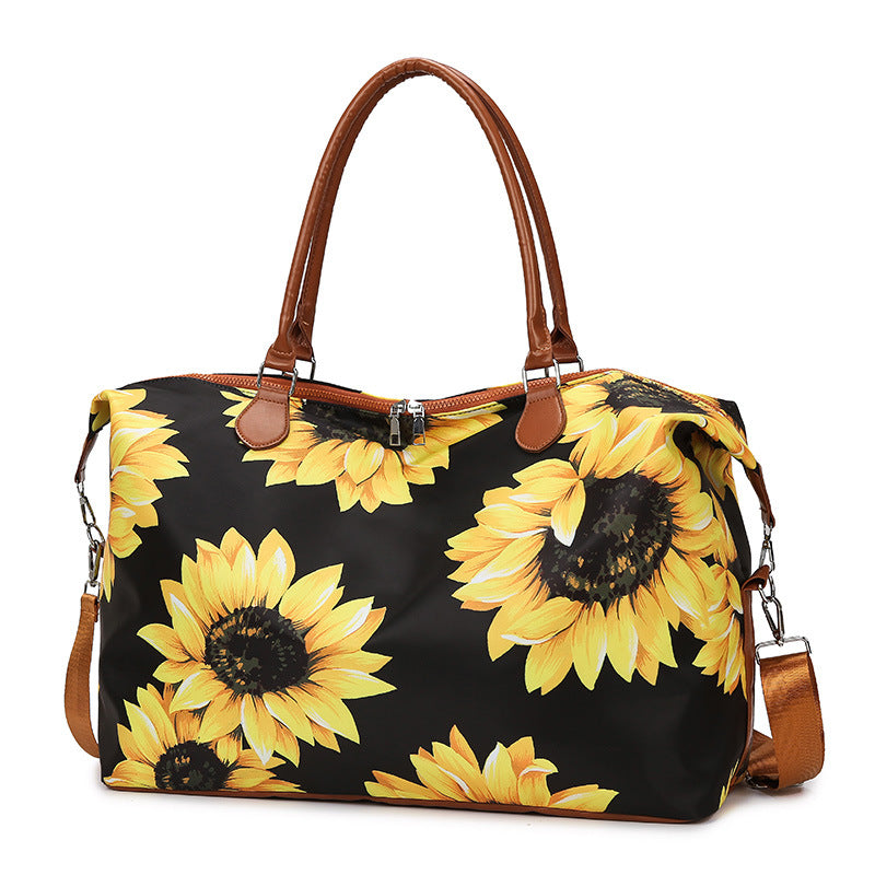 Blumenmuster Reisetasche