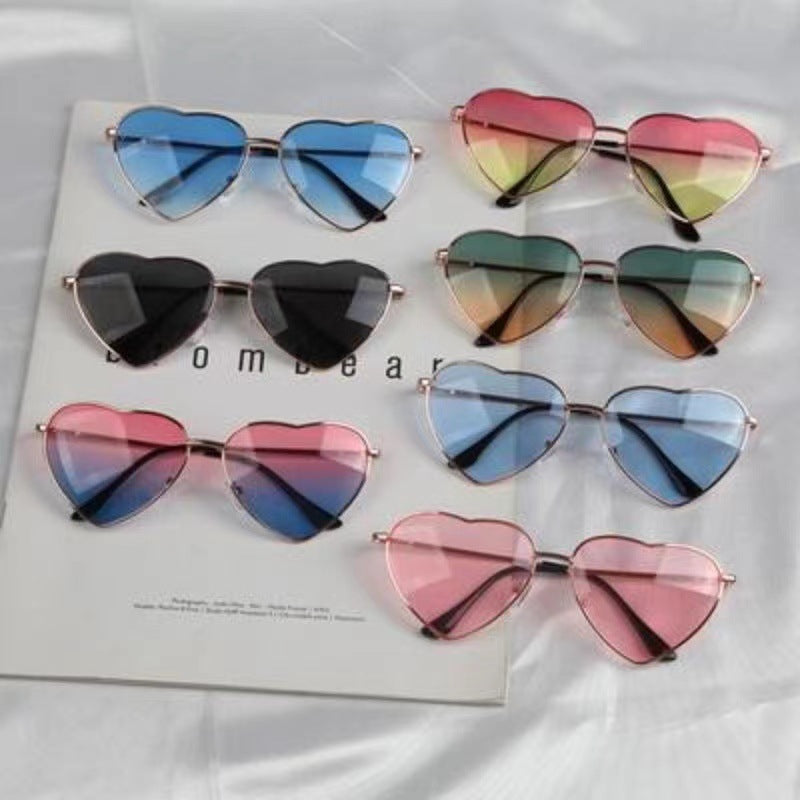 Damen Herzförmige Sonnenbrille mit UV-Schutz und elegantem Rahmen Brehn