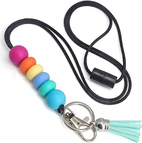Bunte Silikon Schlüsselanhänger Lanyard Brehn