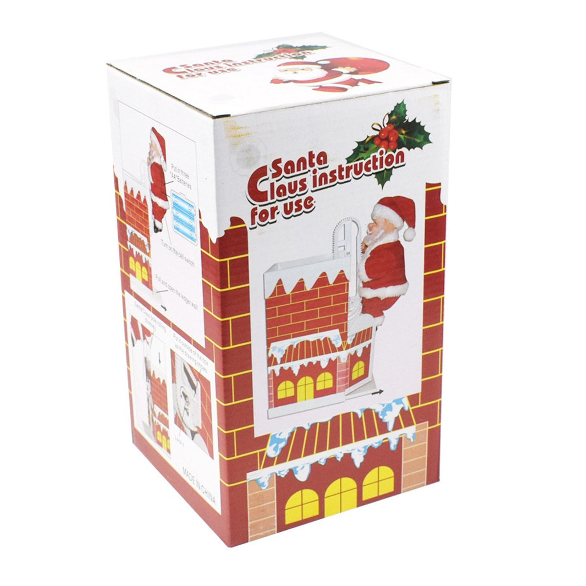 Weihnachtsmann-Kamin-Dekoration Brehn