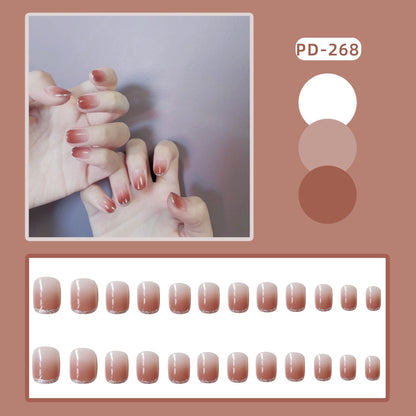 Ombre Gradient Press-On Nail Art Brehn